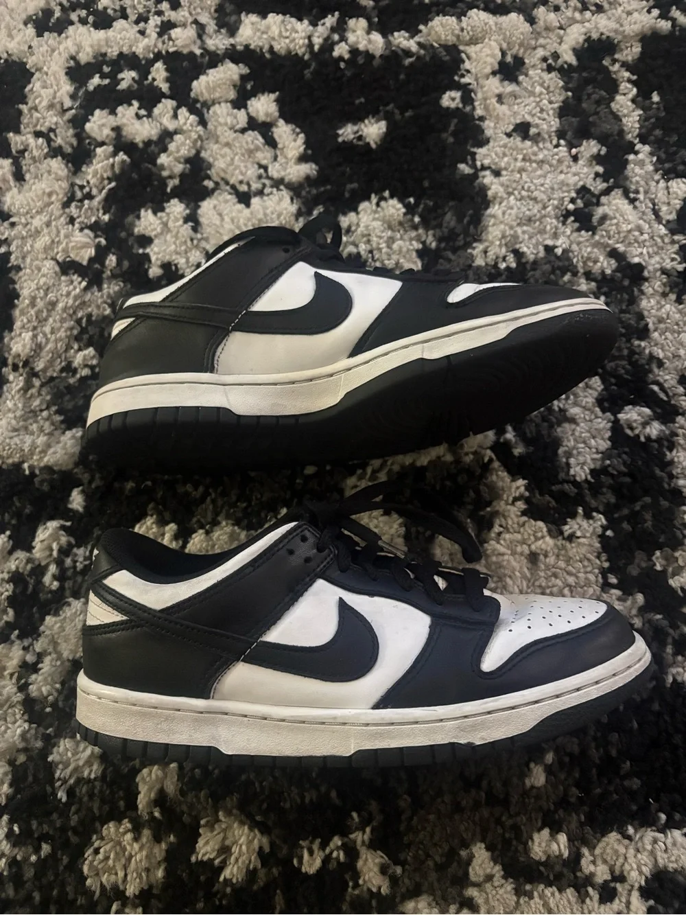 Nike Black and White Low-Top Sneakers